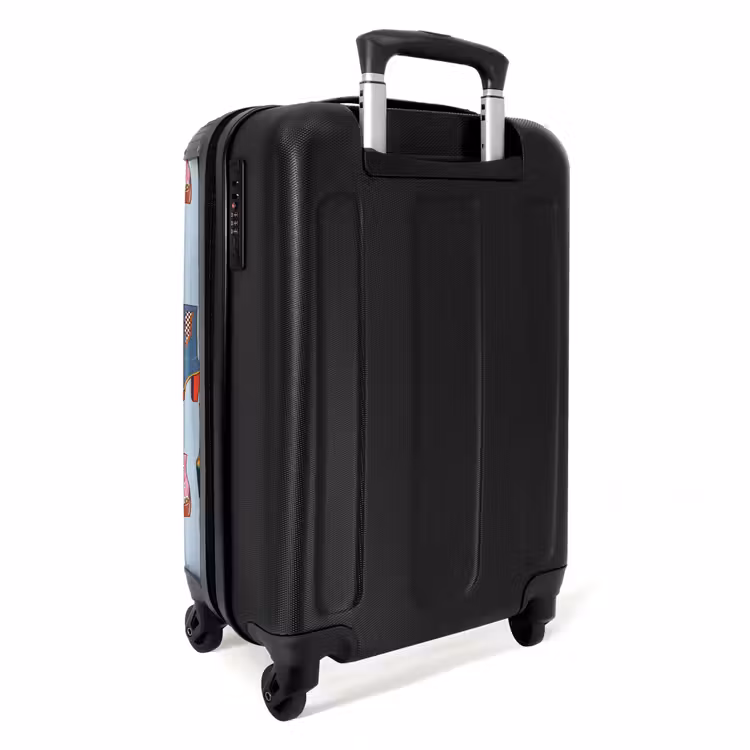 Suitcase - Retro disco 70s boots pattern colorful — 2