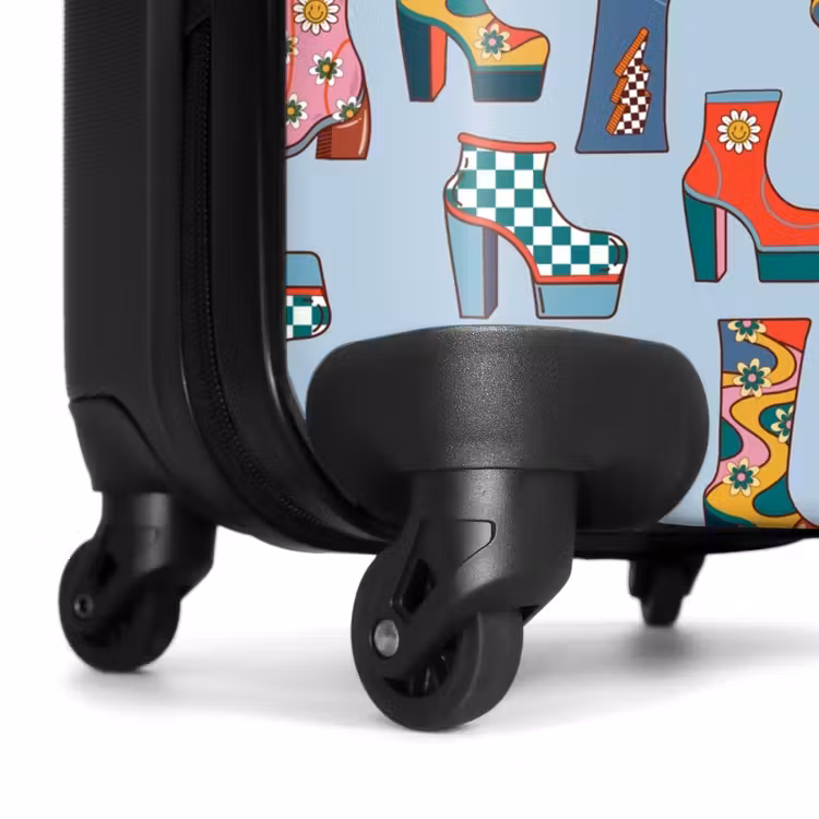 Suitcase - Retro disco 70s boots pattern colorful — 6