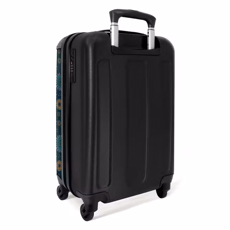 Suitcase - Retro disco 70s fireworks pattern colorful — 2