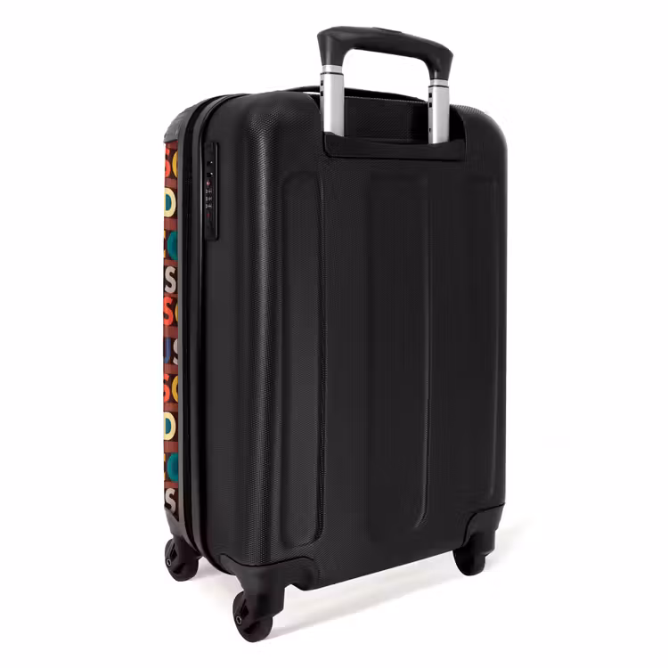 Suitcase - Retro disco 70s text pattern colorful — 2