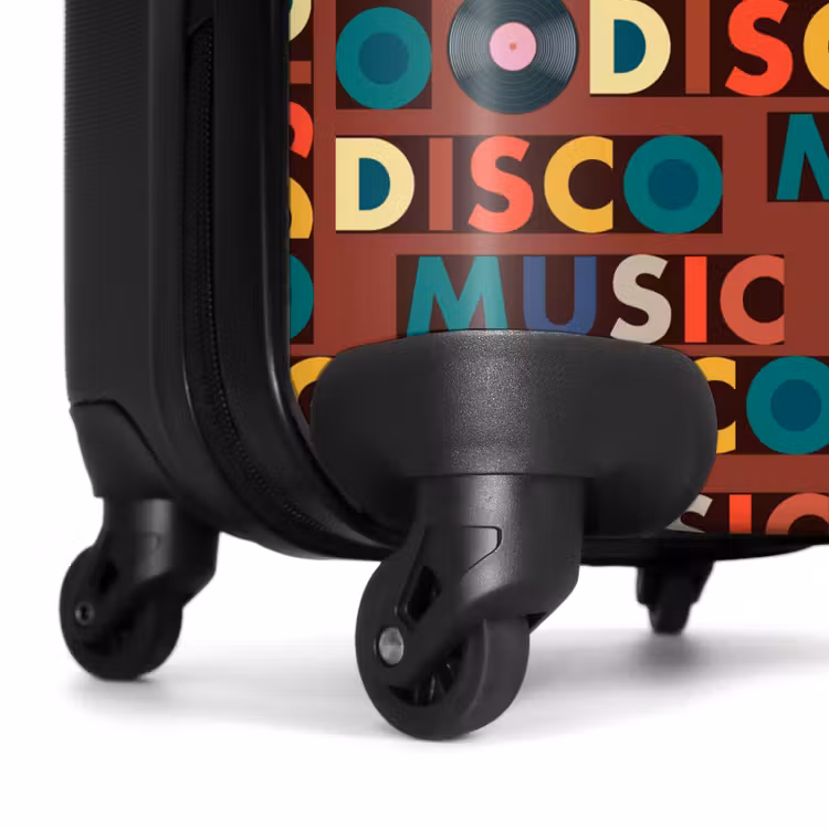 Suitcase - Retro disco 70s text pattern colorful — 6