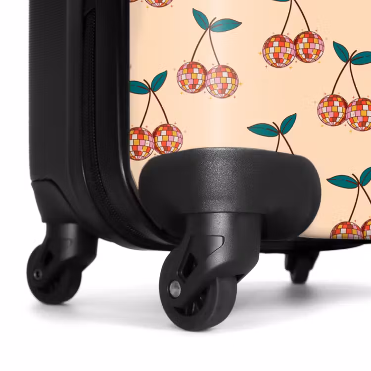 Suitcase - Retro disco cherry pattern colorful — 6