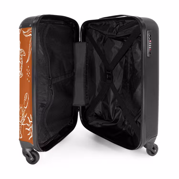 Suitcase - Sea creatures and summer illustrations — 3