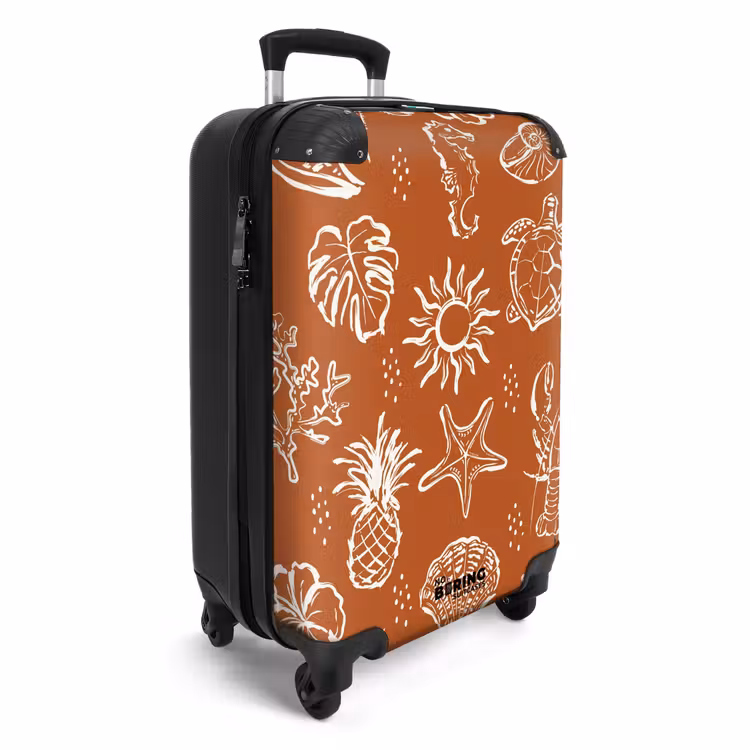 Suitcase - Sea creatures and summer illustrations — 4