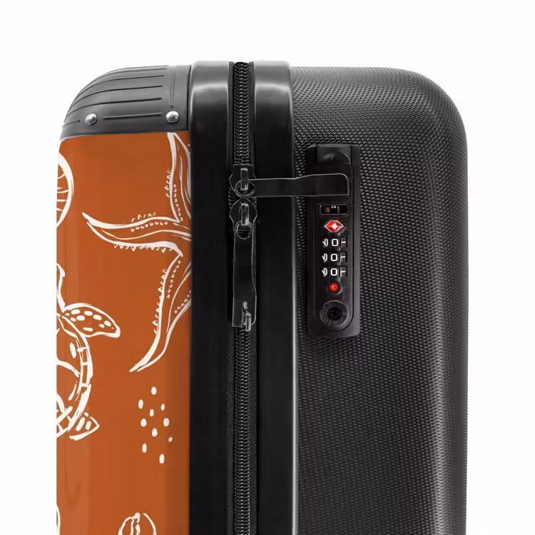 Suitcase - Sea creatures and summer illustrations — 5