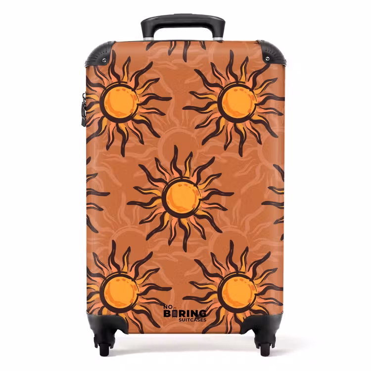 Suitcase - Sun pattern — 1