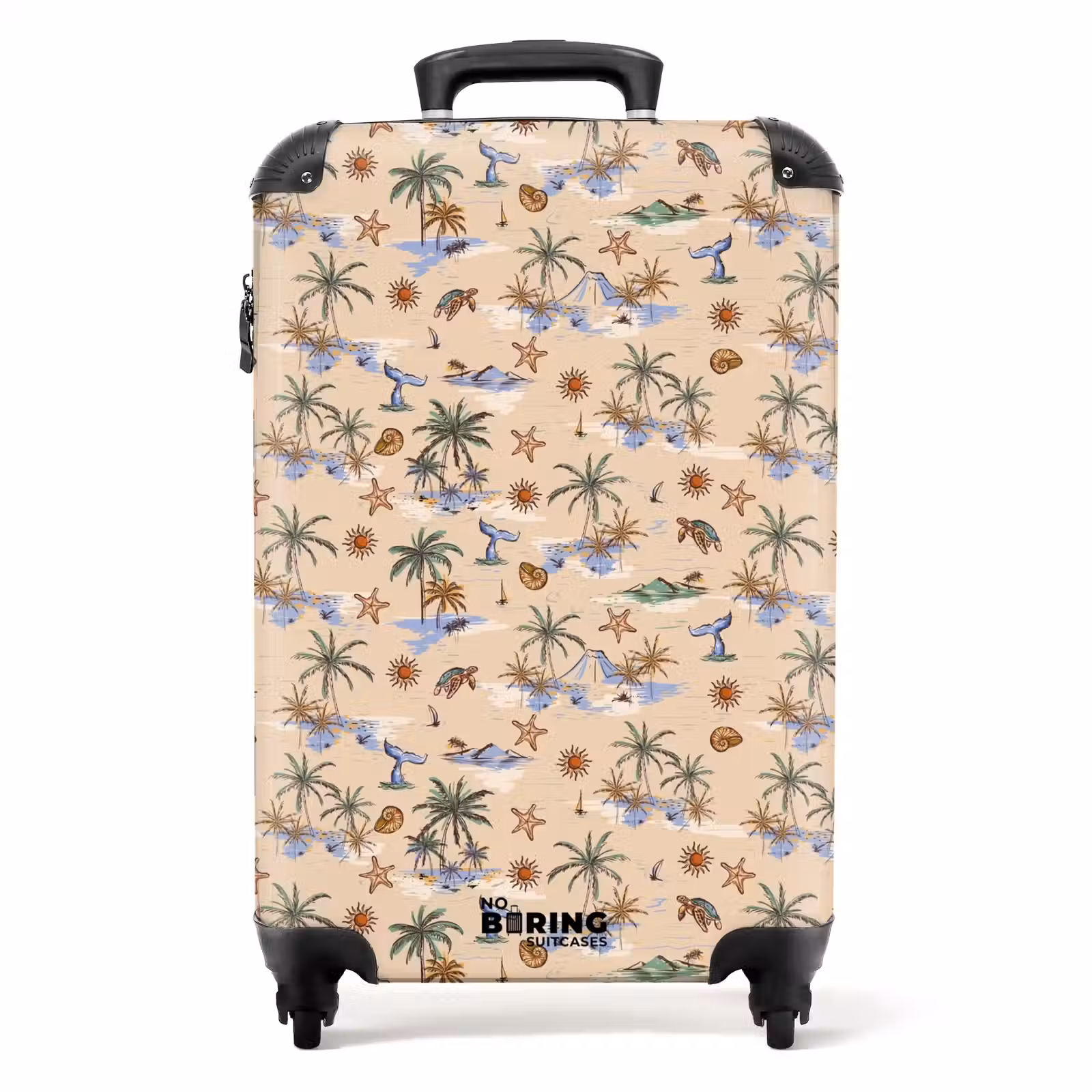 Suitcase - Vacation island print — 1