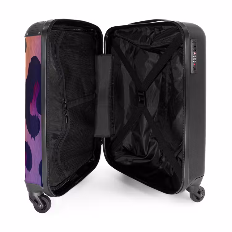 Suitcase - Animal holo - Leopard print — 3