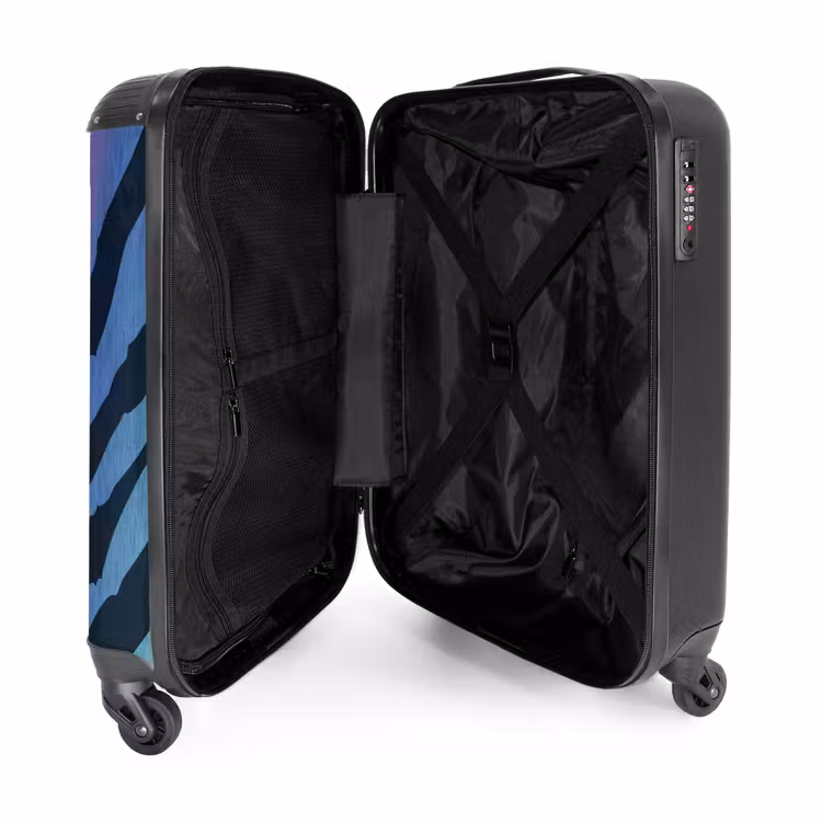 Suitcase - Animal holo - Zebra print — 3