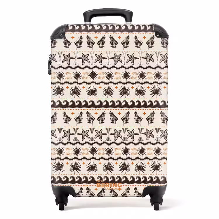 Suitcase - Beach and sea print — 1