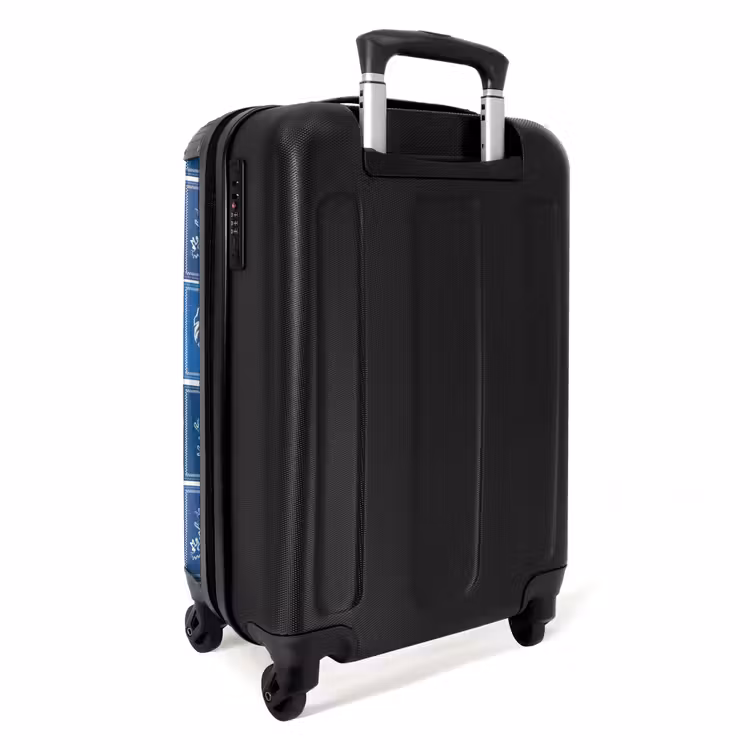 Suitcase - Blue summer print — 2