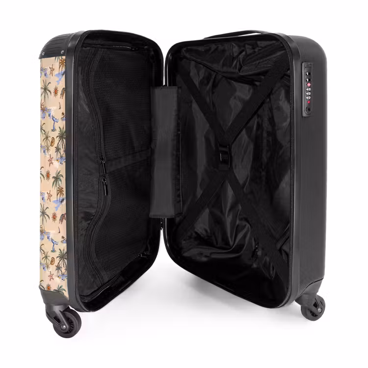 Suitcase - Vacation island print — 3