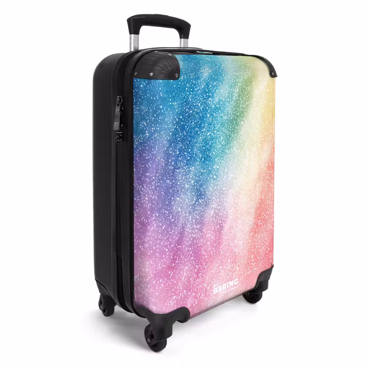 Suitcase - Children's suitcase - Sparkling rainbow mist — 4