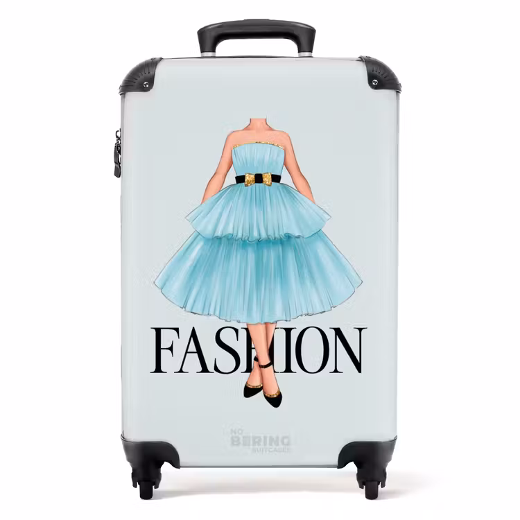 Suitcase - Fashion - Blue dress — 1