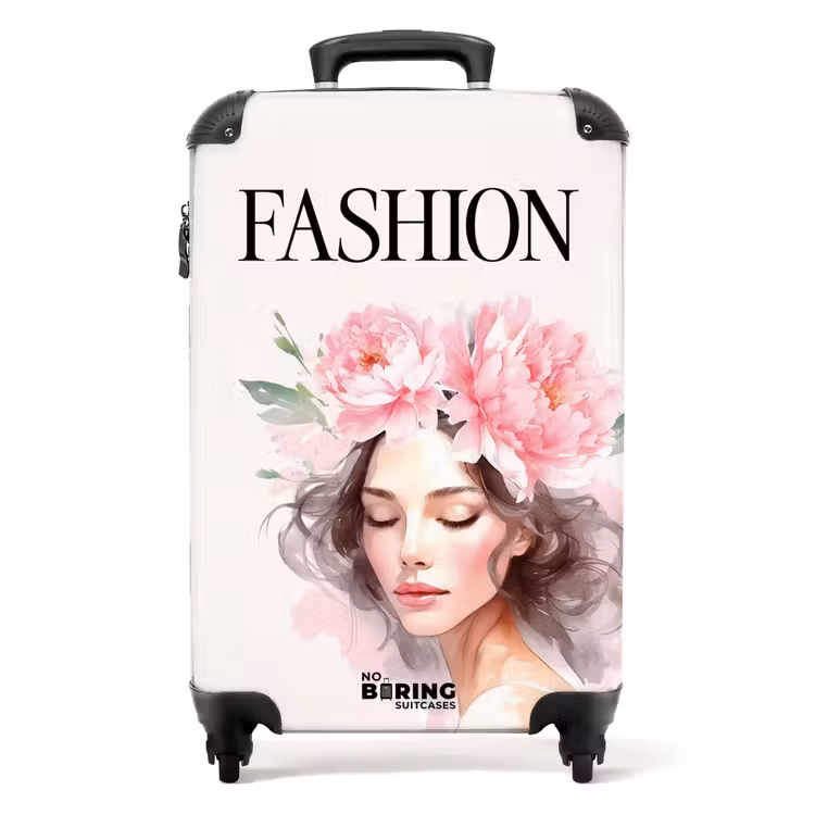 Suitcase - Fashion - Flowers — 1