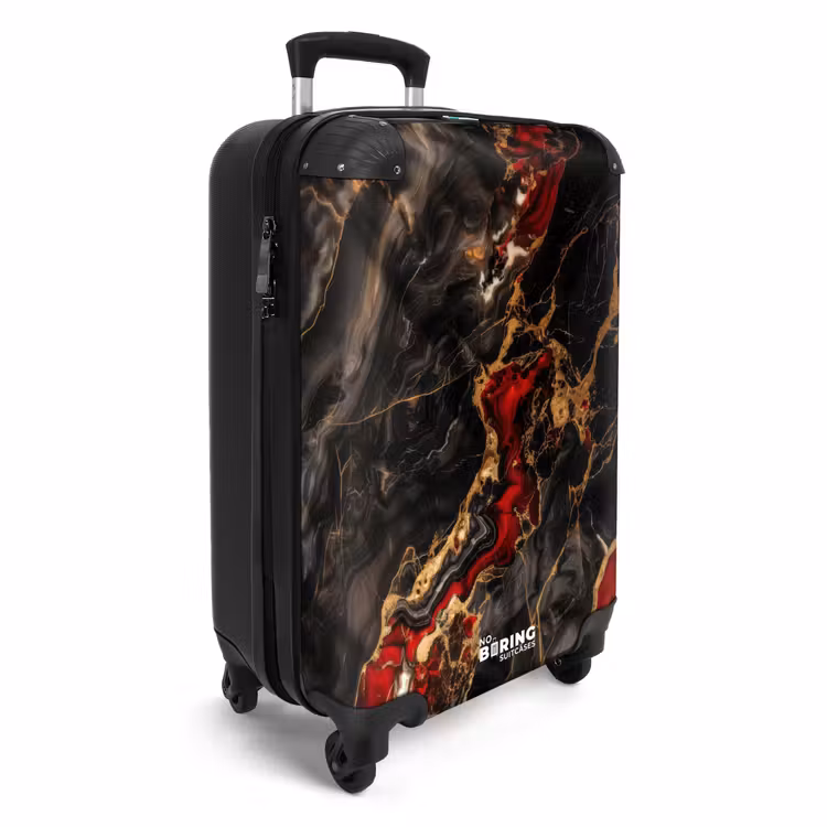 Suitcase - Marble - Fire and Gold in Marble — 4