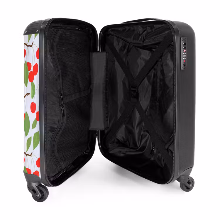 Suitcase - Pastel fruit - cherries — 3