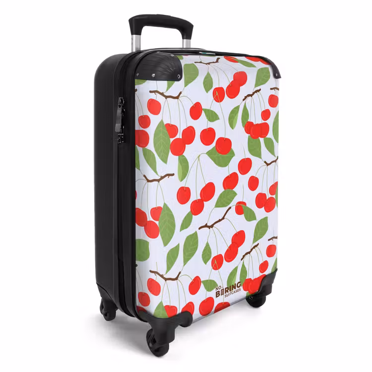 Suitcase - Pastel fruit - cherries — 4
