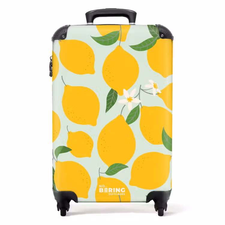 Suitcase - Pastel fruit - Lemons — 1