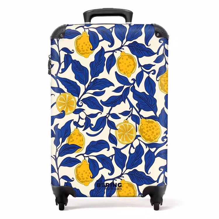 Suitcase - Pastel fruit - Vintage lemons — 1