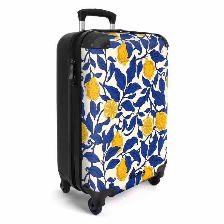 Suitcase - Pastel fruit - Vintage lemons — 4