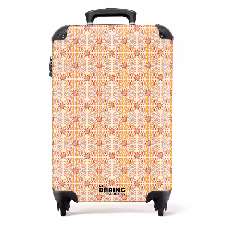 Suitcase - Retro disco pattern colorful — 1