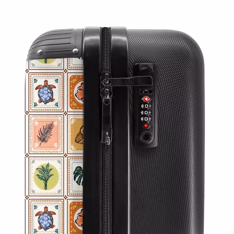 Suitcase - Summer tile print — 5