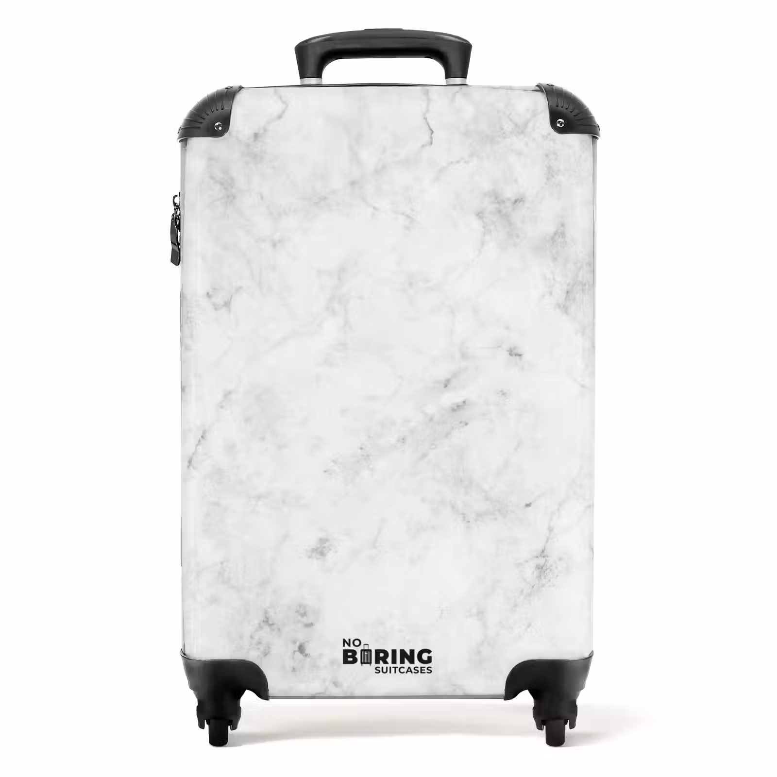 Suitcase - Marble - Classic White Marble — 1