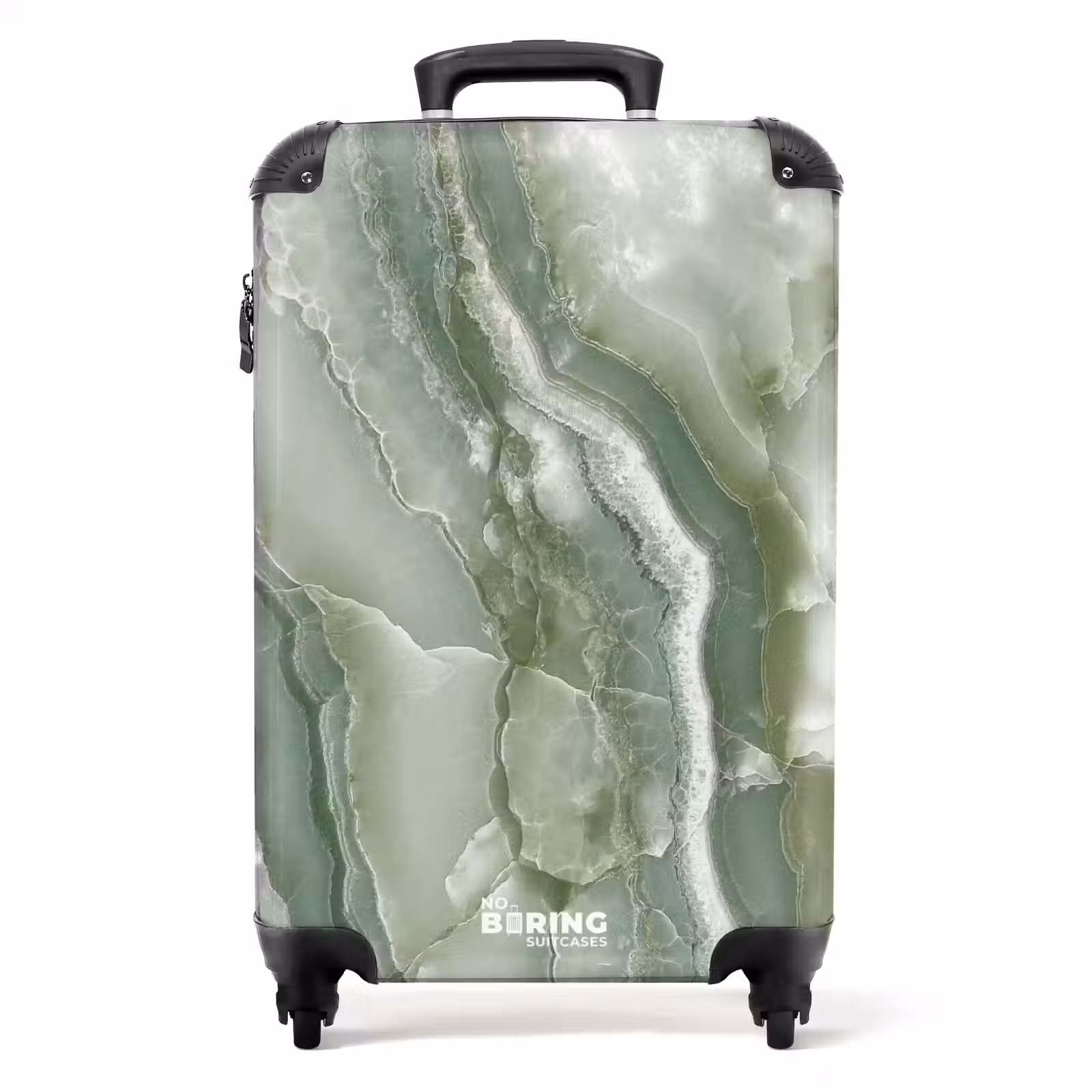 Suitcase - Marble - Green Marble Layers — 1