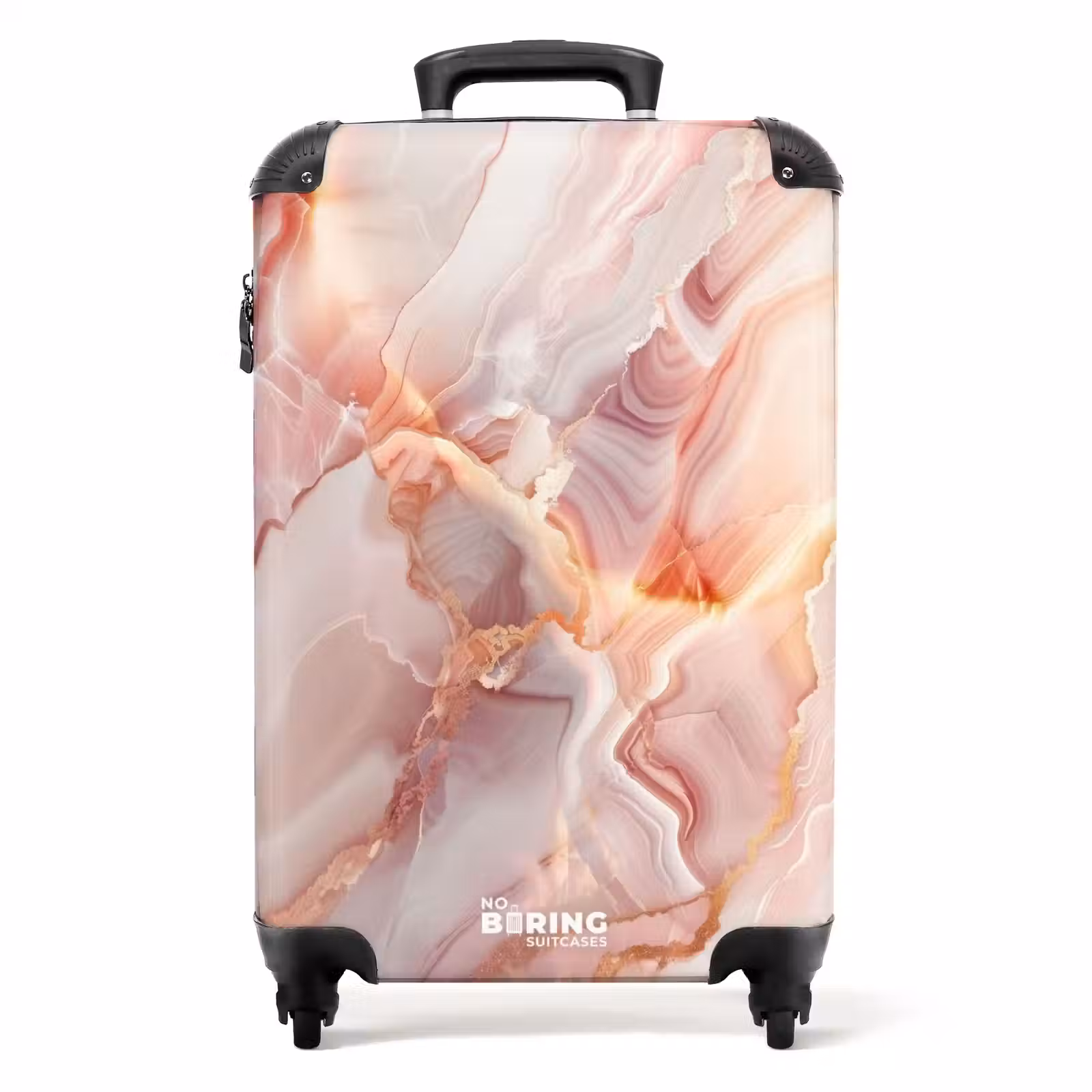 Suitcase - Marble - Sunrise in Pink Marble — 1