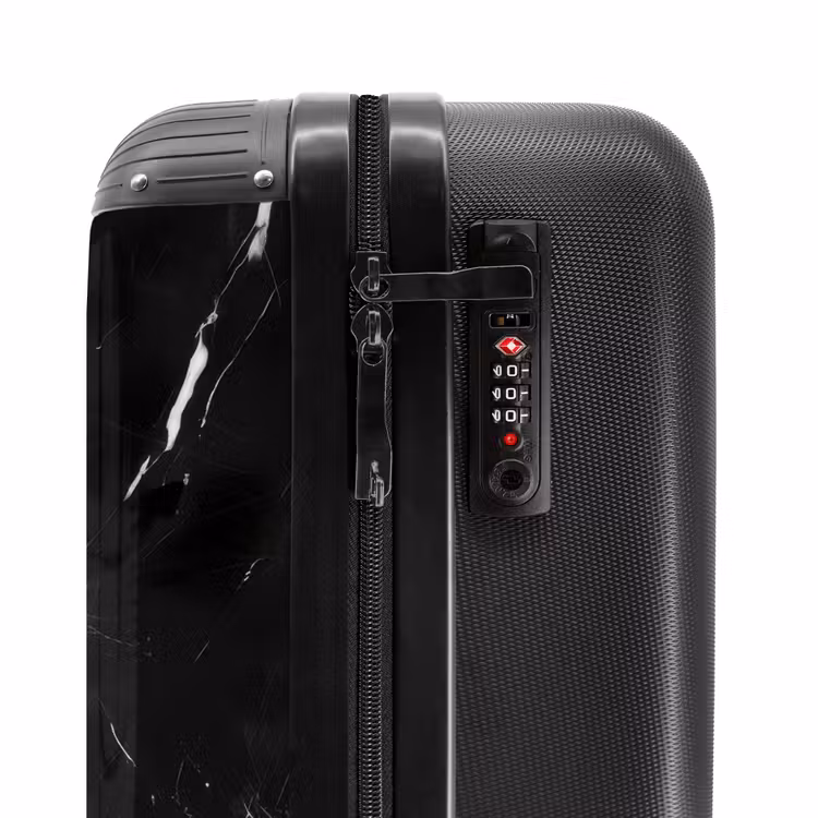 Suitcase - Marble - Black Marble with White Veins — 5