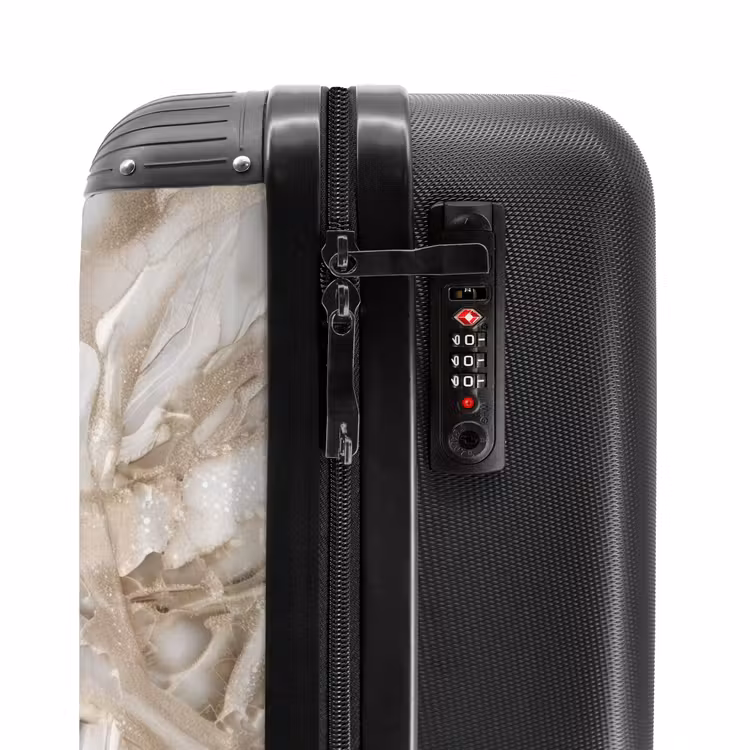Suitcase - Marble - Crystal Marble in Shades of Sand — 5