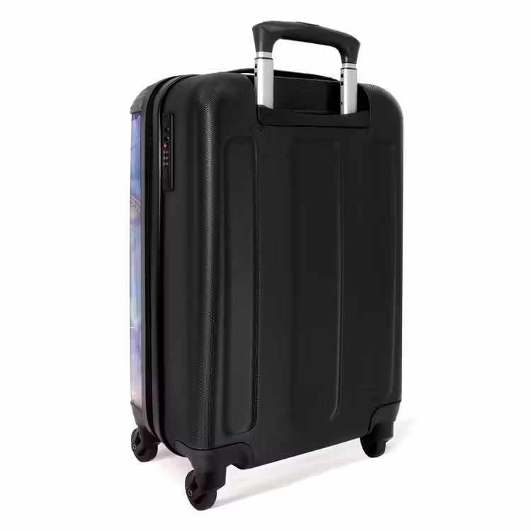 Suitcase - Marble - Dreamy Marble Waves in Purple and Blue — 2
