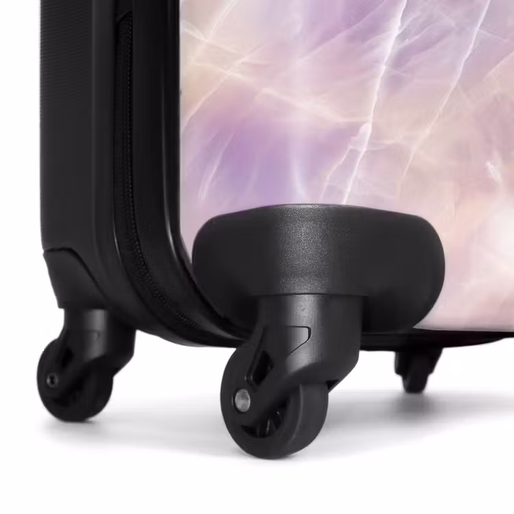 Suitcase - Marble - Ethereal Marble Swirls in Pastel — 6