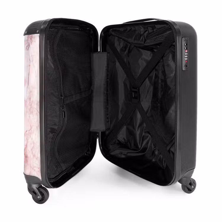 Suitcase - Marble - Rich Pink Marble — 3