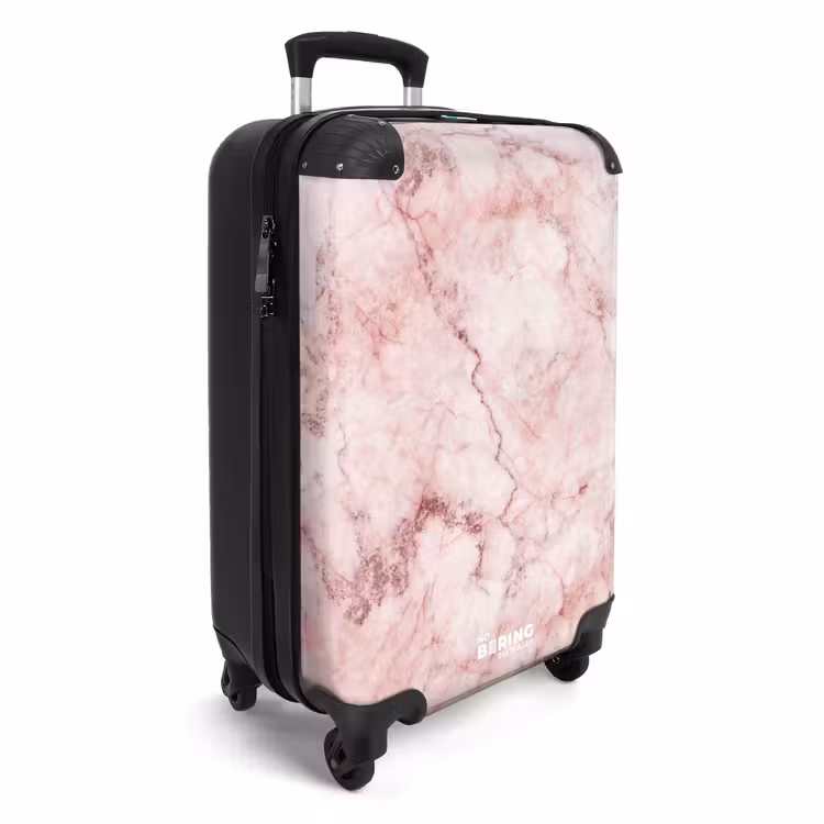 Suitcase - Marble - Rich Pink Marble — 4