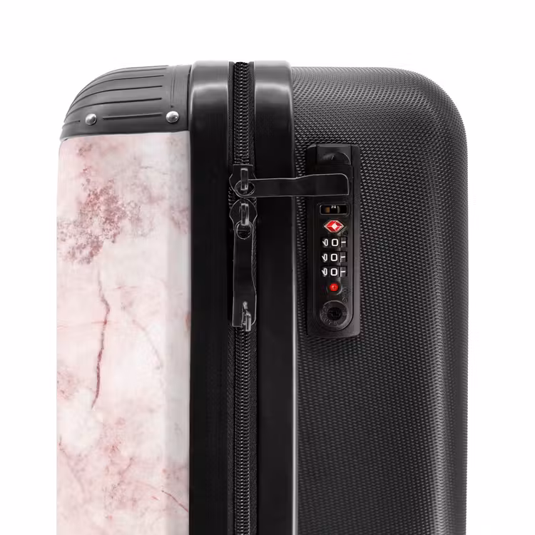Suitcase - Marble - Rich Pink Marble — 5
