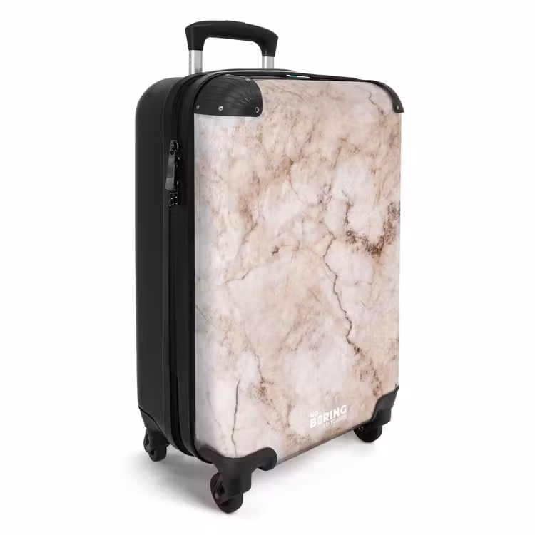 Suitcase - Marble - Rustic Beige Marble — 4