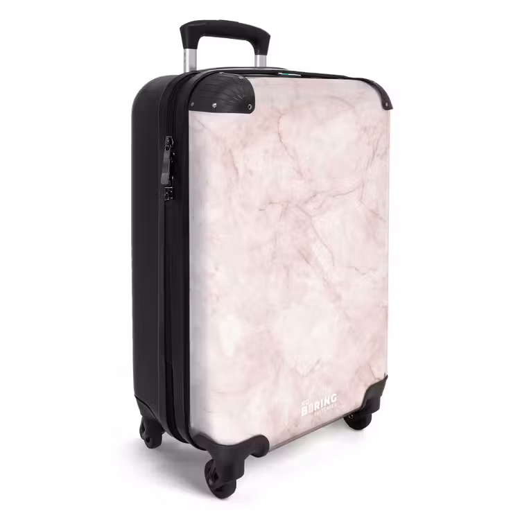 Suitcase - Marble - Soft Pink Marble — 4