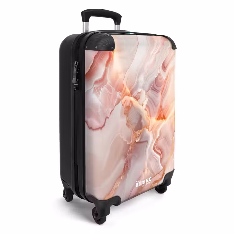 Suitcase - Marble - Sunrise in Pink Marble — 4