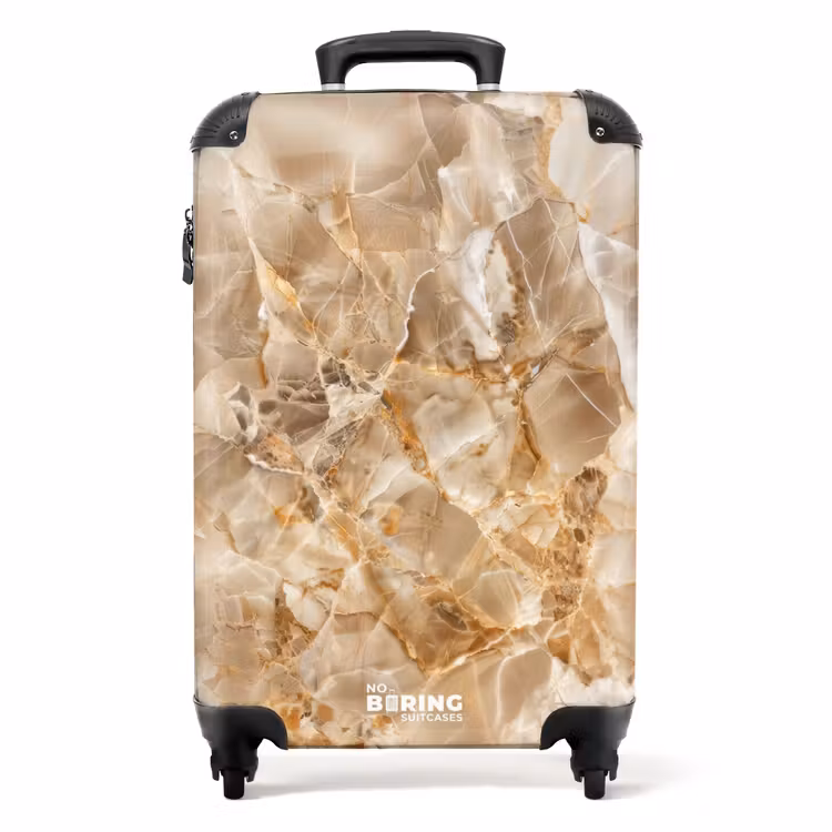 Suitcase - Marble - Warm Earth tones in Marble — 1