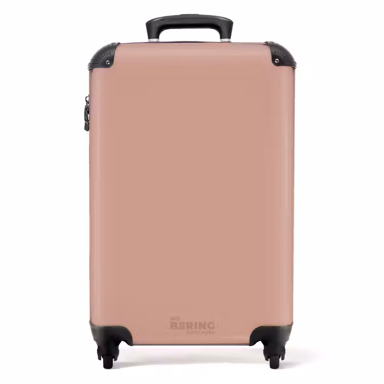 Suitcase - Nude - Dusky pink — 1