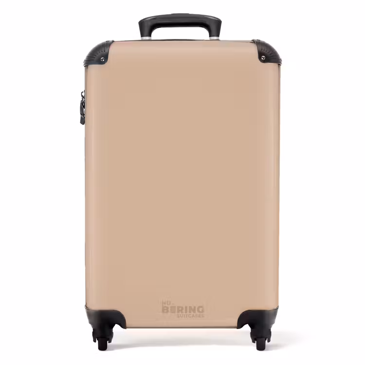 Suitcase - Nude - Light taupe — 1