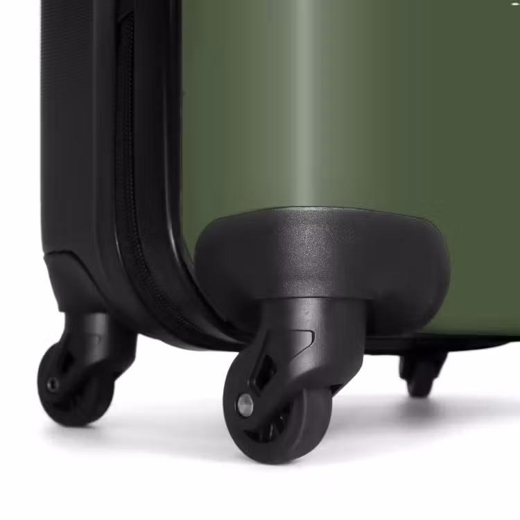Suitcase - Palm trees - Palm trees on olive green background — 6