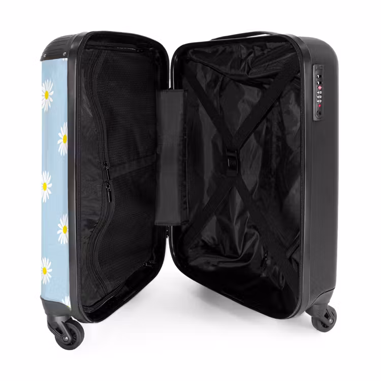 Suitcase - Pastel - Margites on light sky blue background — 3