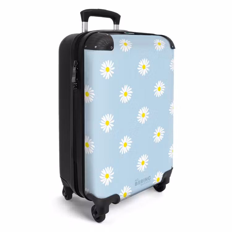 Suitcase - Pastel - Margites on light sky blue background — 4