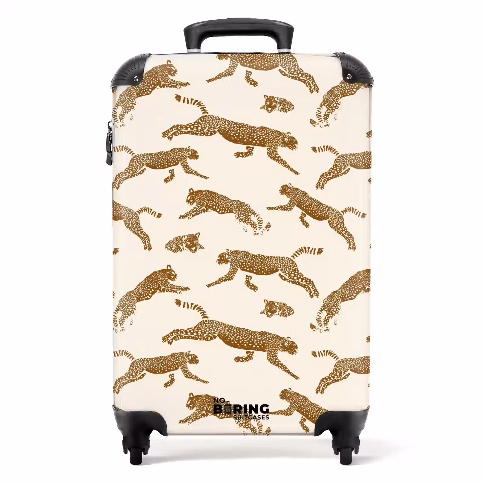 Suitcase - Patterns - Leopard pattern on beige — 1
