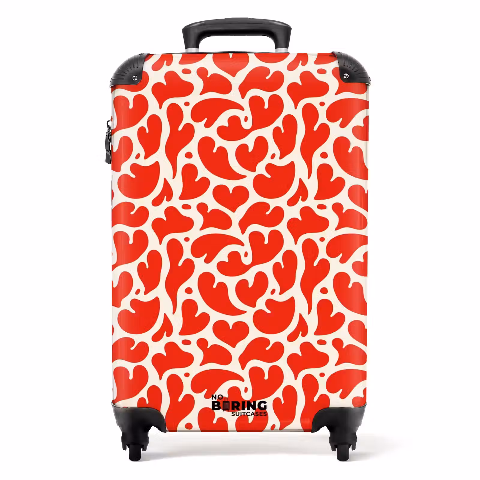 Suitcase - Patterns - Splashes of red — 1