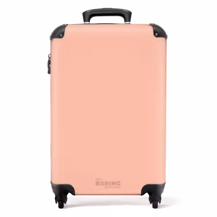 Suitcase - Pastel - Salmon pink — 1