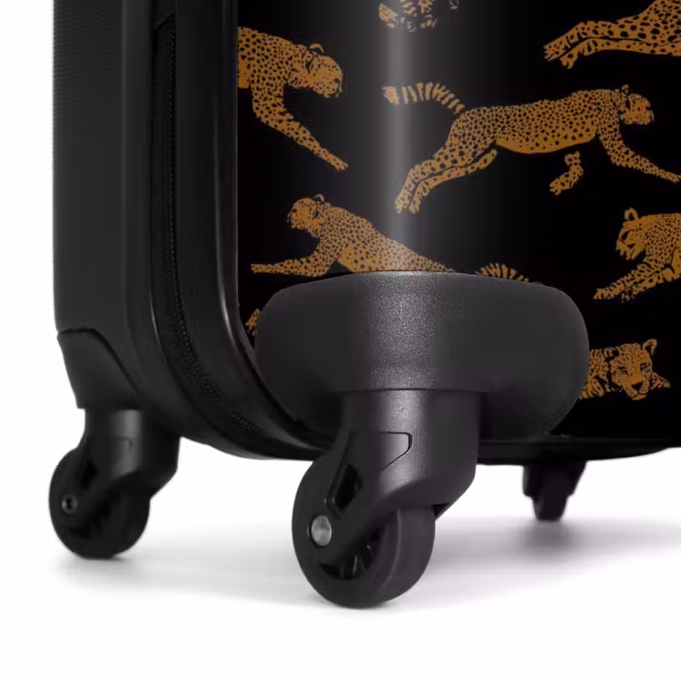 Suitcase - Patterns - Leopard pattern on black — 6